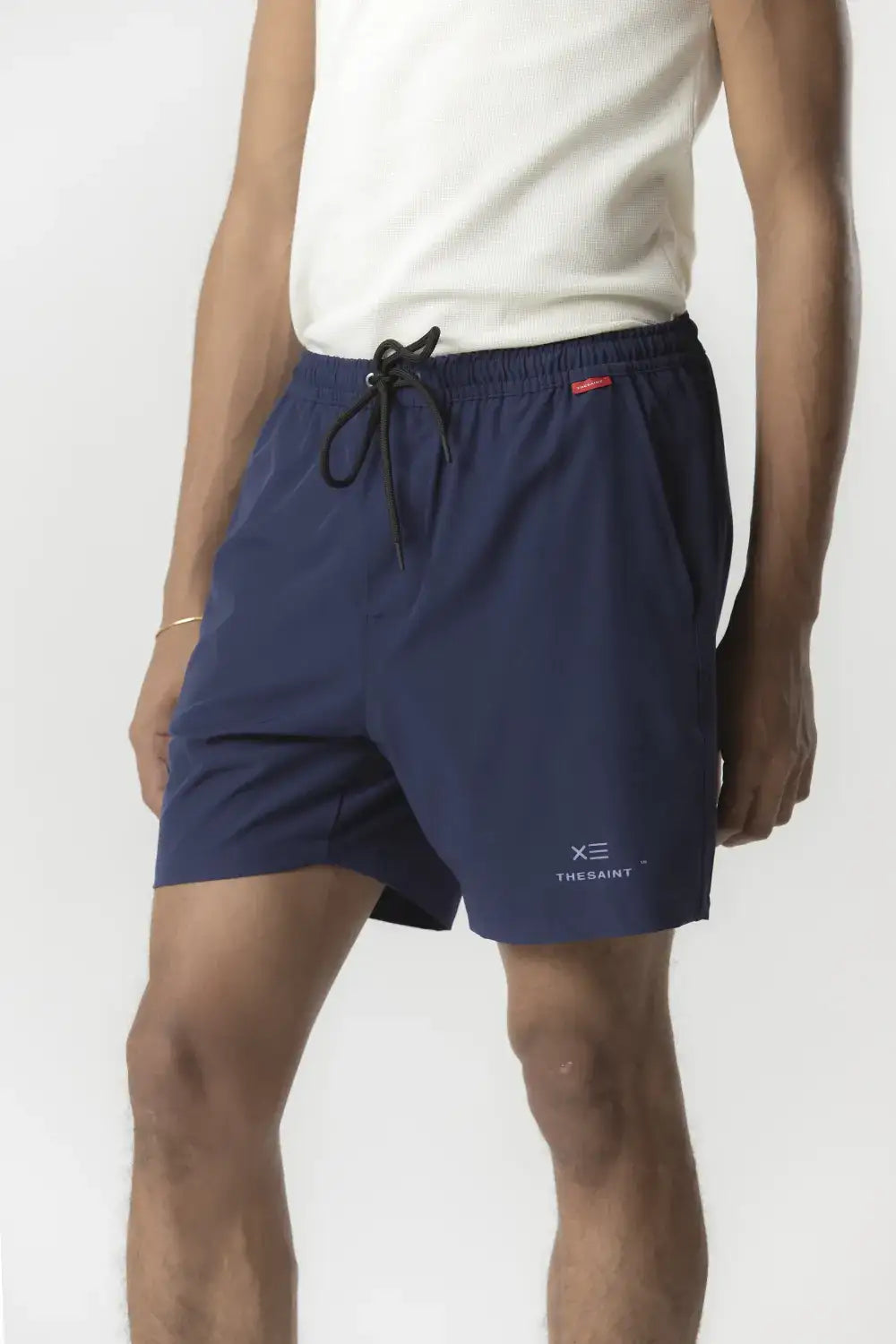 NYLON SHORTS THESAINT FLAG DARK BLUE