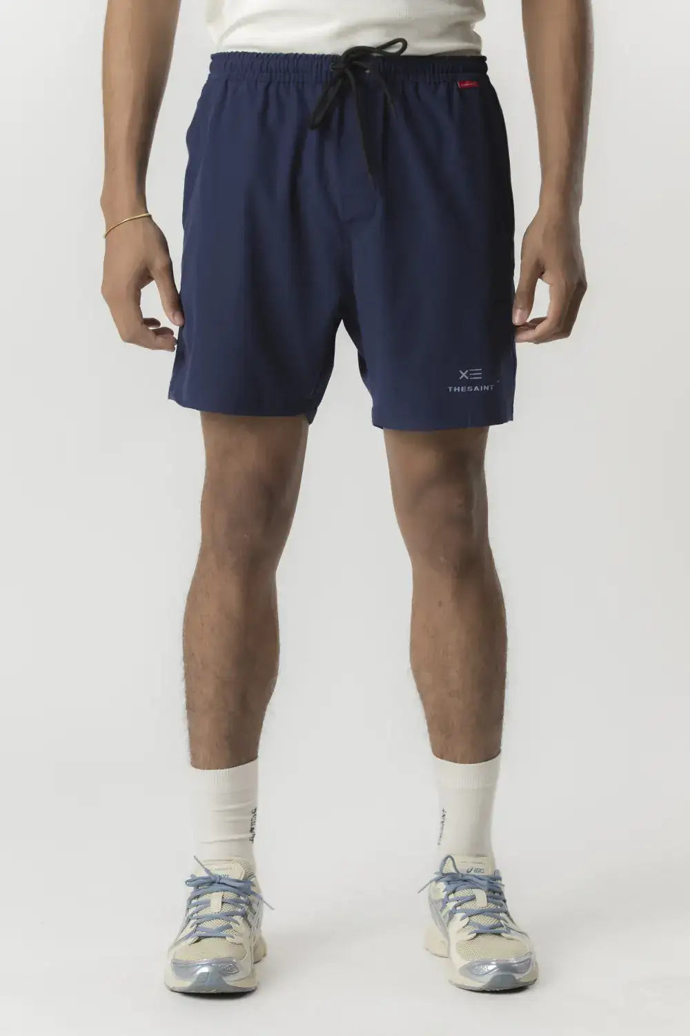 NYLON SHORTS THESAINT FLAG DARK BLUE