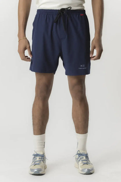 NYLON SHORTS THESAINT FLAG DARK BLUE