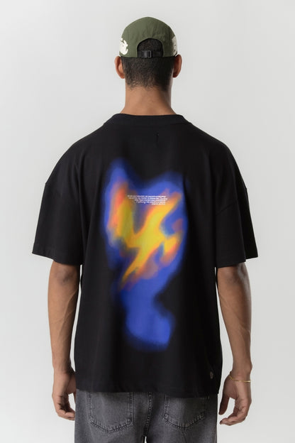 TSHIRT OVERSIZED PHOENIX HEAT  BLACK