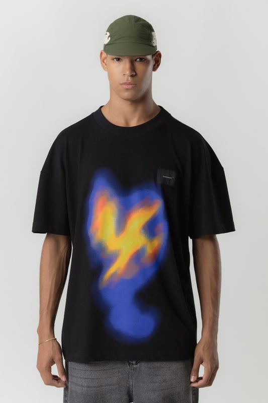 TSHIRT OVERSIZED PHOENIX HEAT  BLACK