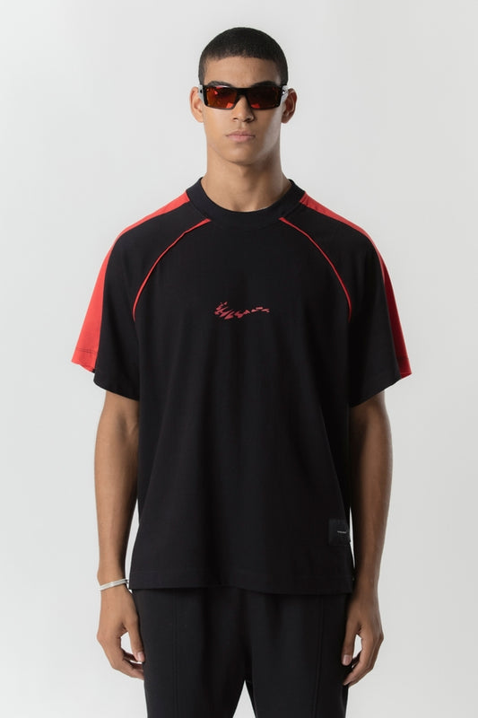 TSHIRT BOXY THESAINT CURVE  BLACK