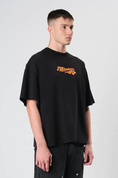 T-SHIRT WIDE BOXY MANIFEST BLACK