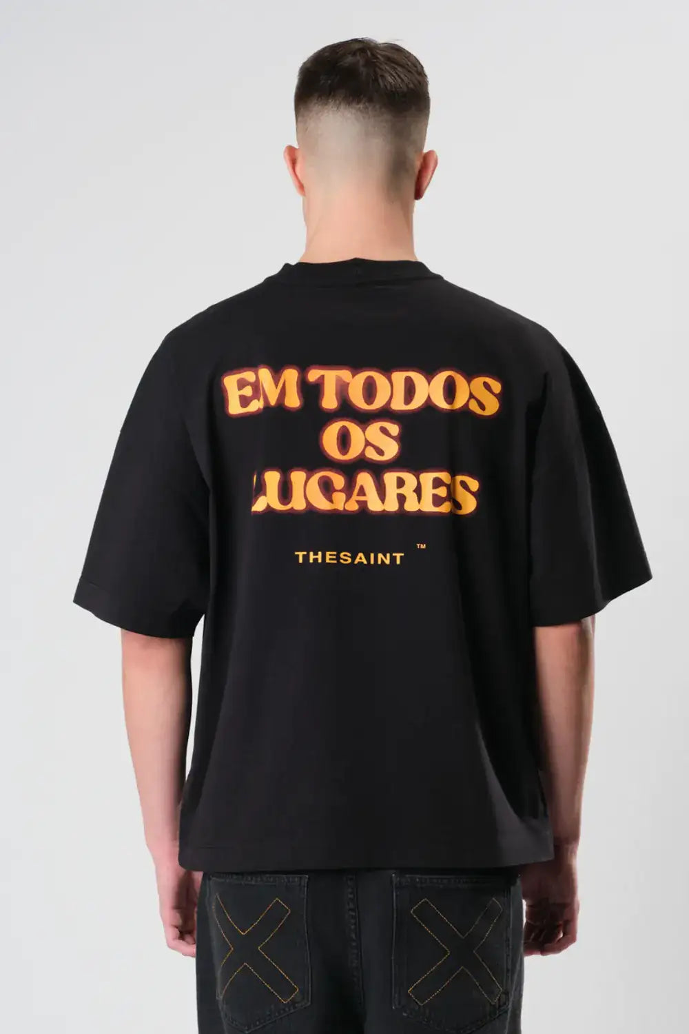 T-SHIRT WIDE BOXY MANIFEST BLACK