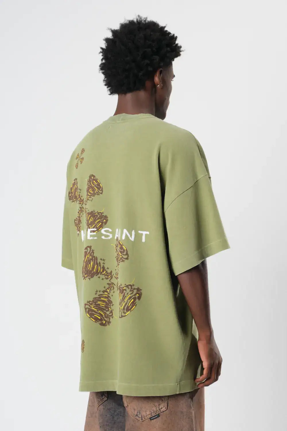 T-SHIRT OVERSIZED REDEMOINHO X STONED DARK GREEN