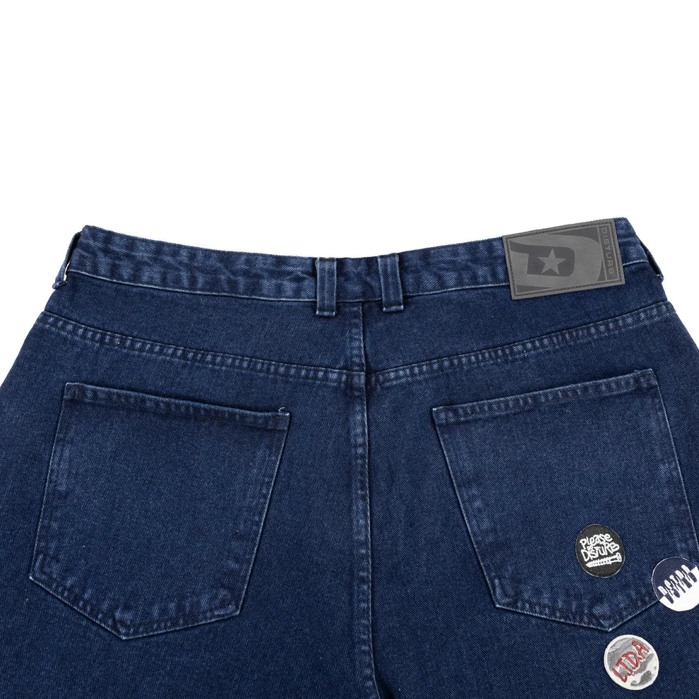 Jeans Shorts Pins In Blue