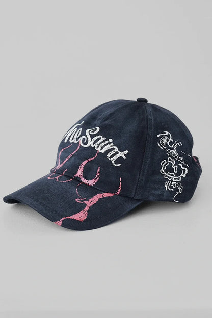 DAD HAT COBRA EM CHAMAS STONED BLACK
