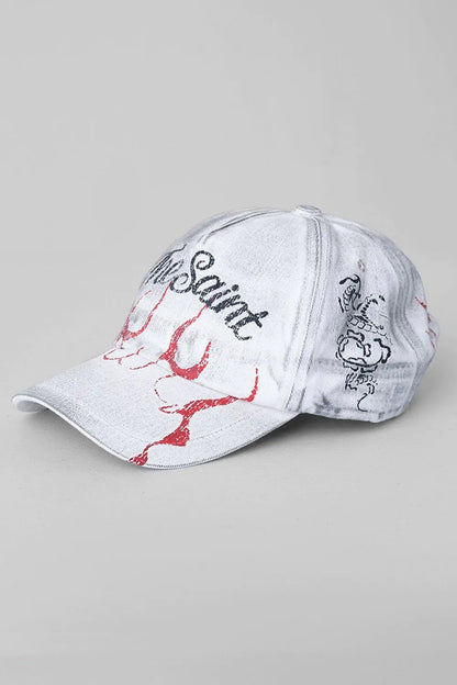 DAD HAT COBRA EM CHAMAS OFF WHITE