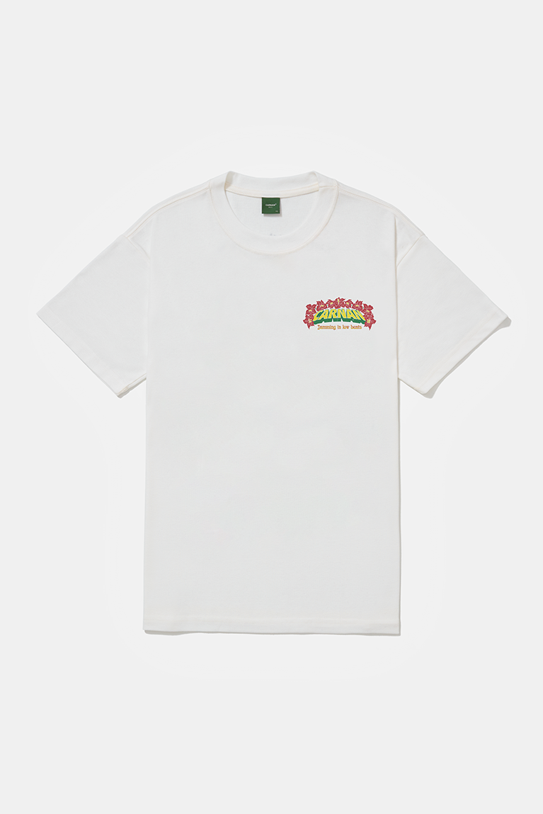 Tropical Heavy Tshirt  Off  White