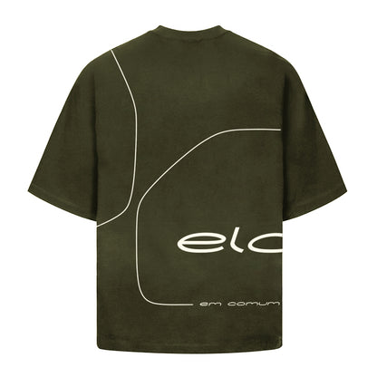 CAMISETA OVERSIZED LINES VERDE