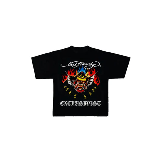 Ed Hardy 4 Da Big Dawgs Only Tee Black