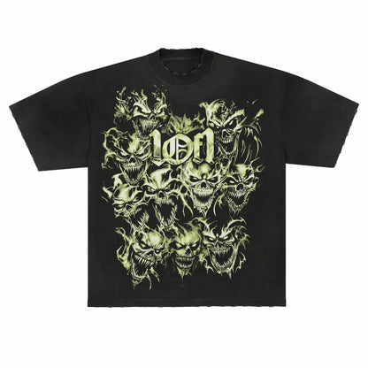 BACK FROM THE REALM (STAY FLY) BLACK GREEN TEE