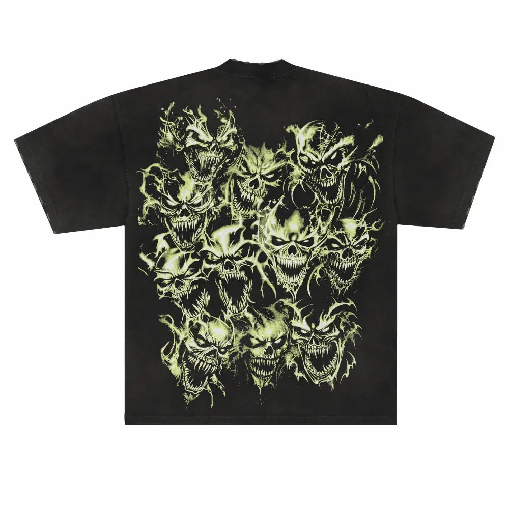 BACK FROM THE REALM (STAY FLY) BLACK GREEN TEE