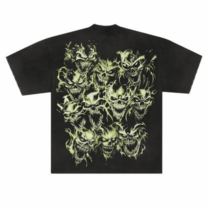 BACK FROM THE REALM (STAY FLY) BLACK GREEN TEE