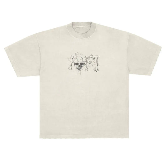 H1DDEN ANGELS OFF WHITE TEE