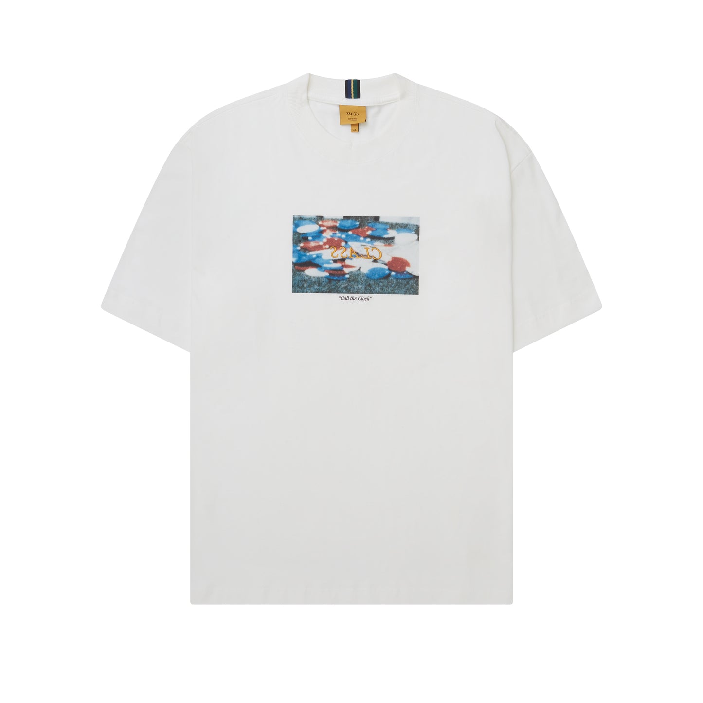 T-SHIRT CLASS "CALL THE CLOCK" OFF-WHITE