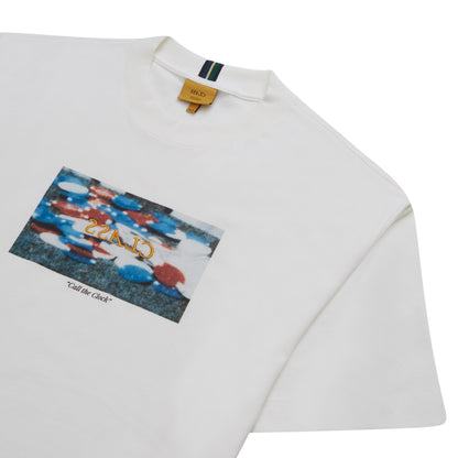 T-SHIRT CLASS "CALL THE CLOCK" OFF-WHITE