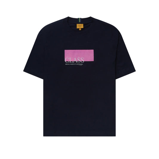 T-SHIRT CLASS "SOPHISTICATION" NAVY