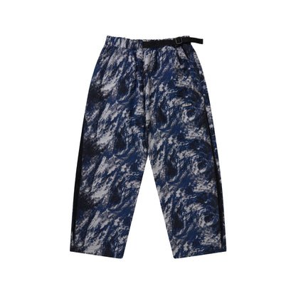 EXPANDEND PANTS CLASS "JACQUARD BLIZZARD" BLUE