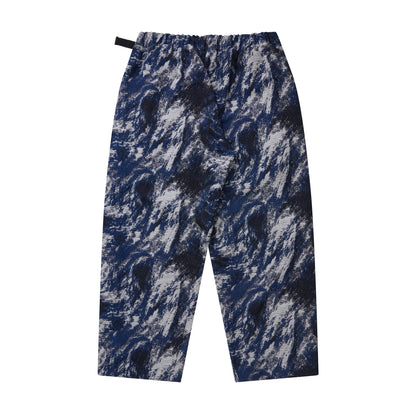 EXPANDEND PANTS CLASS "JACQUARD BLIZZARD" BLUE