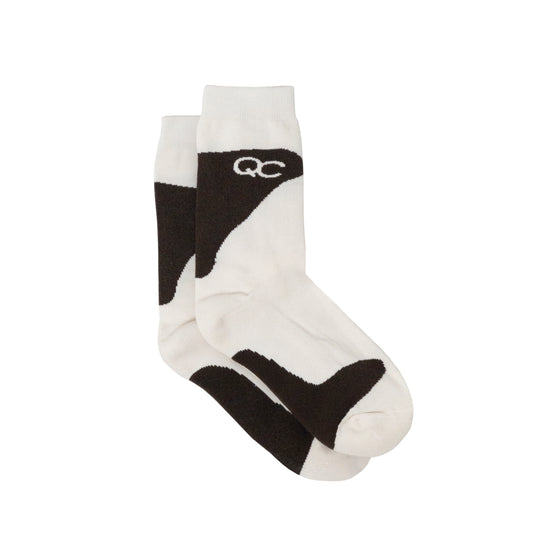 QC DAILY  OFF-WHITE SOCKS