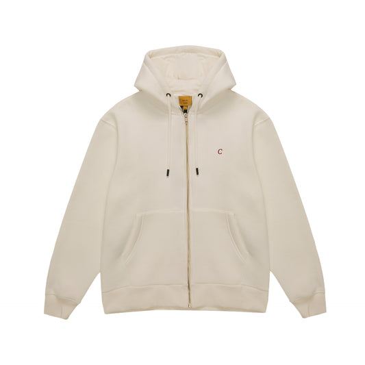 HOODIE ZIPPER CLASS C OFFWHITE