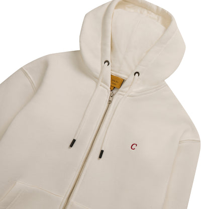 HOODIE ZIPPER CLASS C OFFWHITE