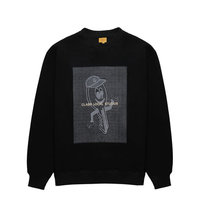CREWNECK CHAVE LOCAL STUDIOS BLACK