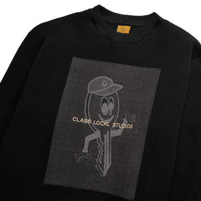 CREWNECK CHAVE LOCAL STUDIOS BLACK