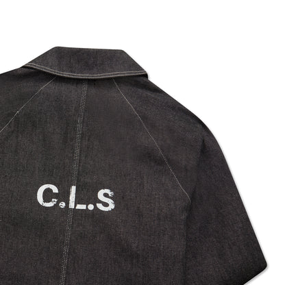 RAW DENIM JACKET CLASS CHORE CLS BLACK