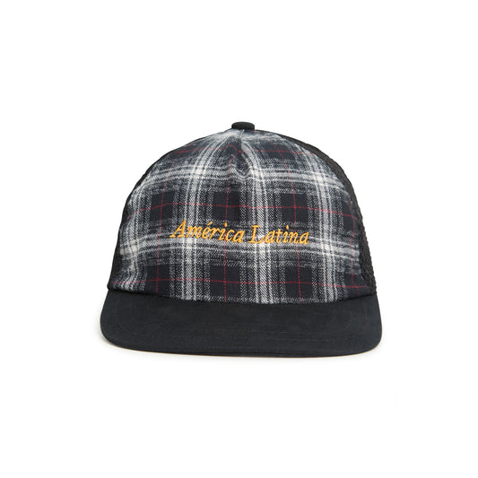 TRUCKER HAT "AMERICA LATINA" PLAID