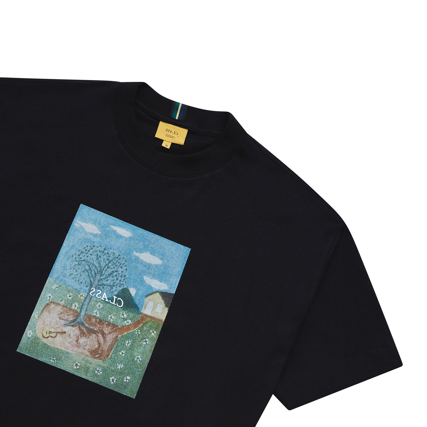 T-SHIRT CLASS "PEACE" BLACK