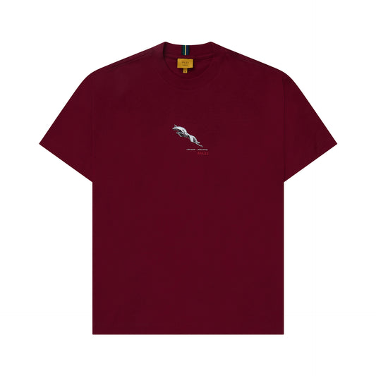 T-SHIRT CLASS "LOBO-GUARÁ METAL EDITION" BURGUNDY