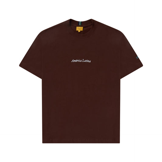 T-SHIRT CLASS 'AMÉRICA LATINA' BROWN