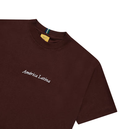 T-SHIRT CLASS 'AMÉRICA LATINA' BROWN