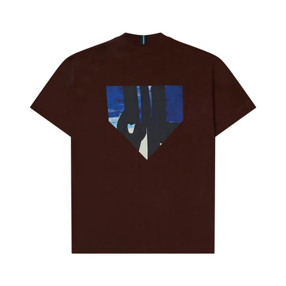 T-SHIRT CLASS "PIPA BLUES" BROWN
