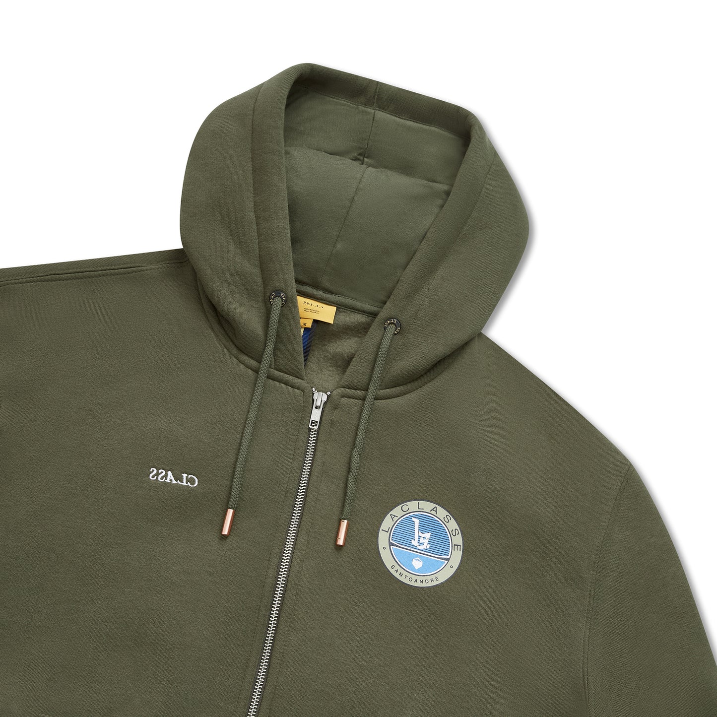 HOODIE ZIPPER CLASS "BERTONE" GREEN