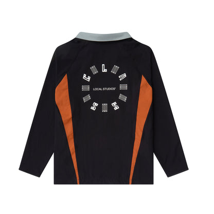 JERSEY LONGSLEEVE "AOK" BLACK/HAZENUT