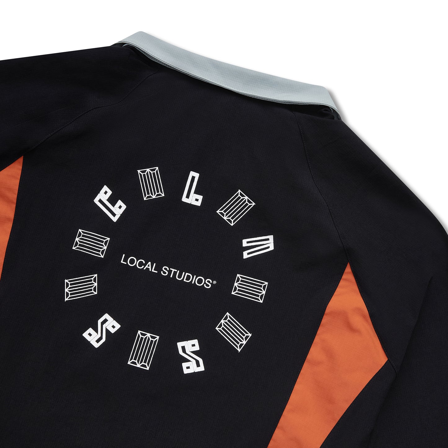 JERSEY LONGSLEEVE "AOK" BLACK/HAZENUT