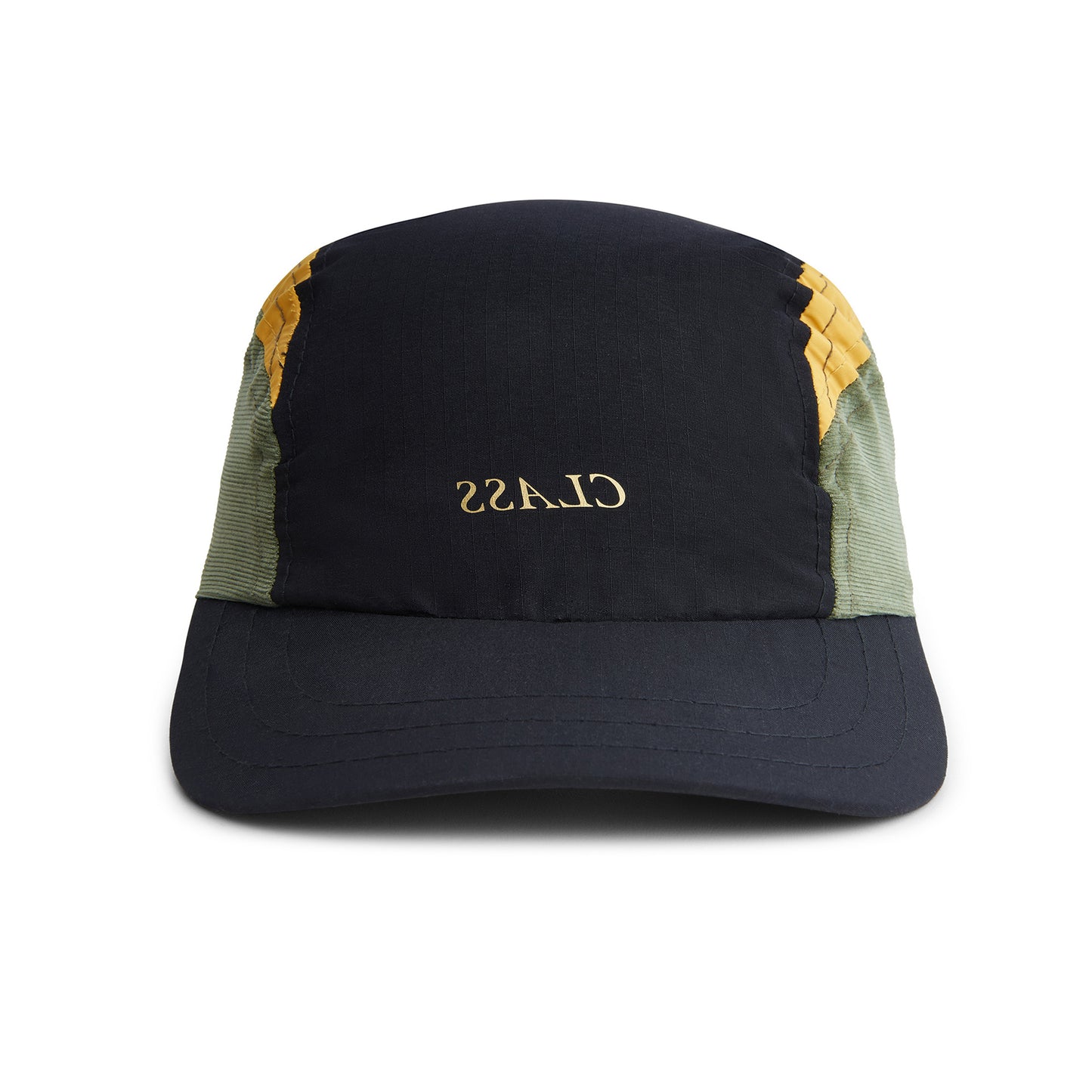 3 PANEL HAT "CLASS INVERSO" BLACK/GREEN/MOSTARD