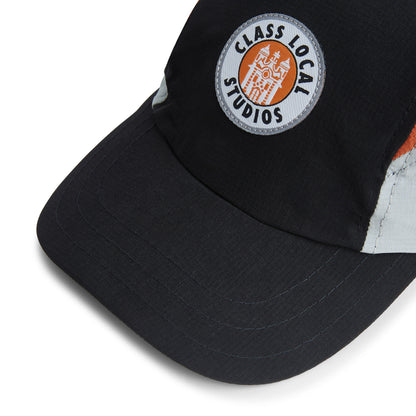 3 PANEL SPORT HAT CLASS "AOK" BLACK/HAZELNUT
