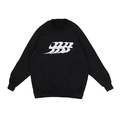 Moletom Esportivo Raglan Preto