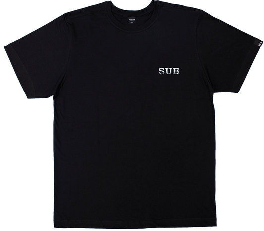 Tee lunar logo preta