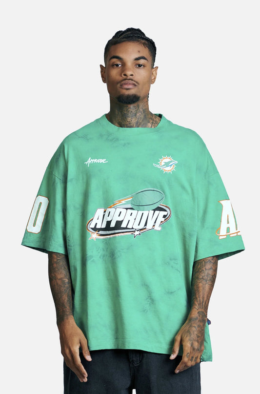 Camiseta Huge Approve X Nfl Collors Dolphins Verde