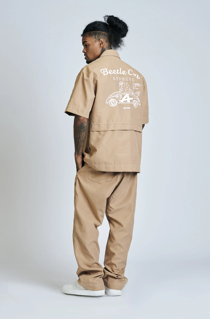 Camisa Oversized Approve Bearcup Bege