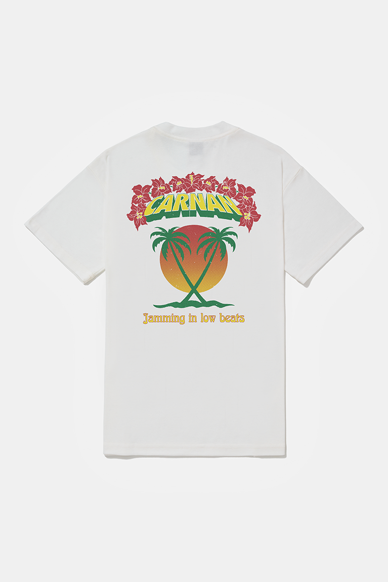 Tropical Heavy Tshirt  Off  White