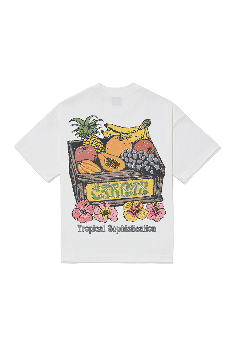 Fruit Boxy Tshirt  Off  White