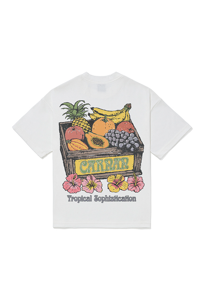 Fruit Boxy Tshirt  Off  White