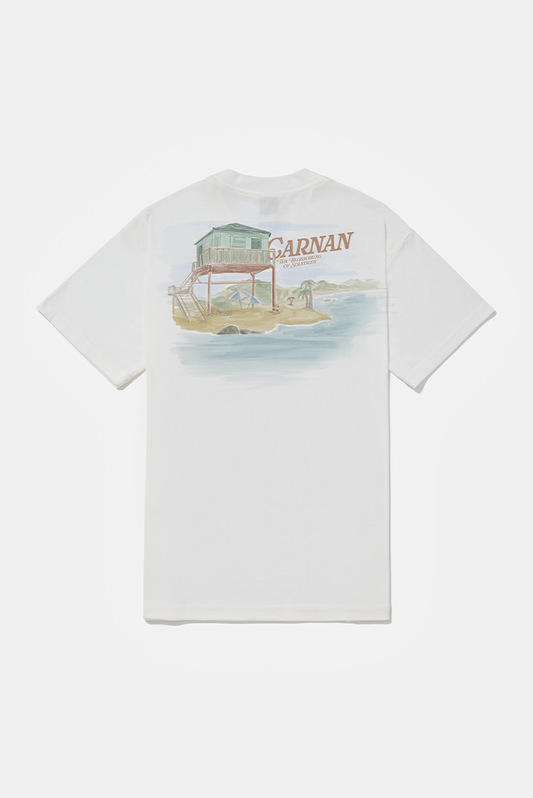 Beach House Heavy Tshirt  Off  White