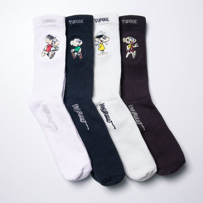 MEIA MONICA SANSK8 OLD BRANCO